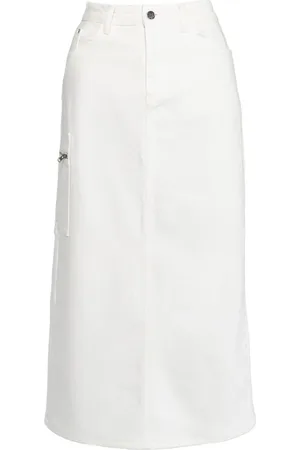 Hest Hést, Dames, Rokken, Wit, Maat: XL Denim