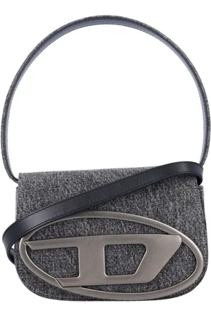 Diesel Dames, Tassen, Grijs, Maat: ONE Size Katoen
