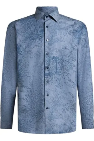 Etro Heren, Overhemden, Blauw, Maat: M