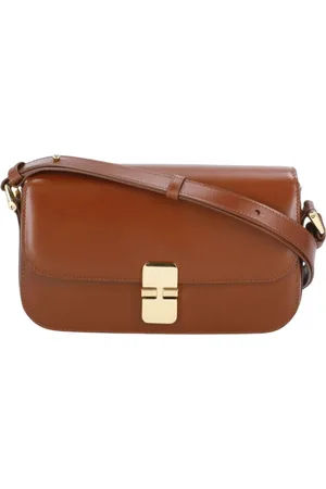 A.P.C. Dames, Tassen, Bruin, Maat: ONE Size Leer