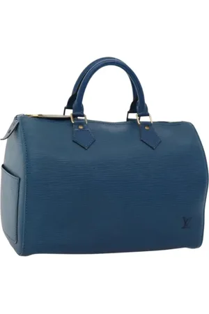 LOUIS VUITTON Dames, Pre-owned, Blauw, Maat: ONE Size Leer