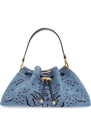 Jimmy Choo Dames, Tassen, Blauw, Maat: ONE Size Leer
