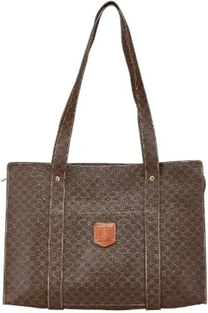 Céline Dames, Pre-owned, Bruin, Maat: ONE Size Leer