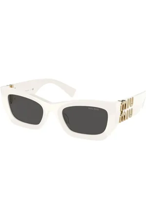 Miu Miu Dames, Accessoires, Wit, Maat: 53 MM