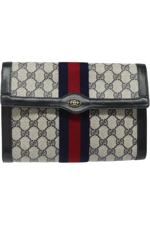 Gucci Dames, Pre-owned, Blauw, Maat: ONE Size Leer