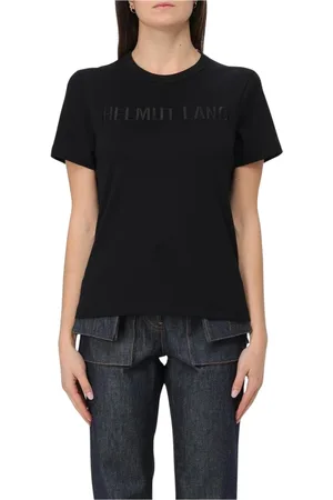 Helmut Lang Dames, Tops, Zwart, Maat: L Katoen