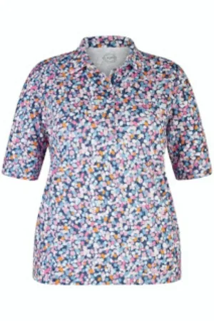 Rabe Dames, Blouses & Shirts, Veelkleurig, Maat: 3XL
