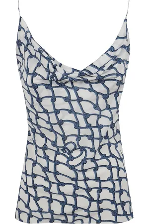 Burberry Dames, Tops, Blauw, Maat: XS Zijde