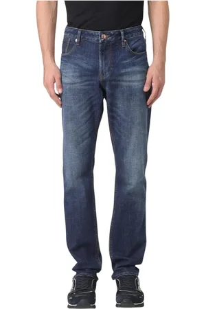 Emporio Armani Heren, Jeans, Blauw, Maat: W36 Denim