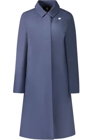 K-Way Dames, Mantels, Blauw, Maat: M Poliester