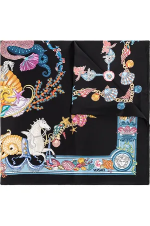 VERSACE Unisex, Accessoires, Zwart, Maat: ONE Size Zijde