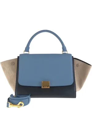 Céline Dames, Pre-owned, Blauw, Maat: ONE Size Leer