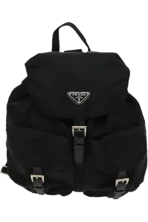 Prada Dames, Pre-owned, Zwart, Maat: ONE Size Nylon