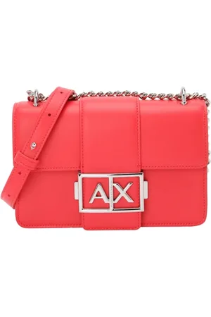 Armani Exchange Dames, Tassen, Rood, Maat: ONE Size Leer