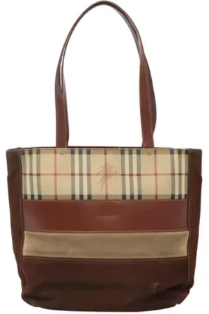 Burberry Dames, Pre-owned, , Maat: ONE Size Leer