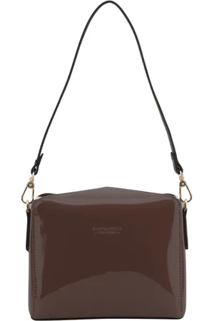 Pourchet Paris Dames, Tassen, Bruin, Maat: ONE Size Leer