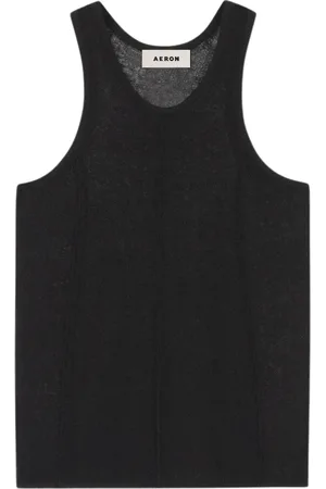 AERON Dames, Tops, Zwart, Maat: S