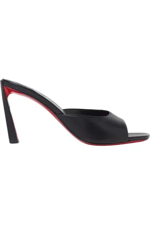 Christian Louboutin Dames, Schoenen, Zwart, Maat: 38 EU Leer