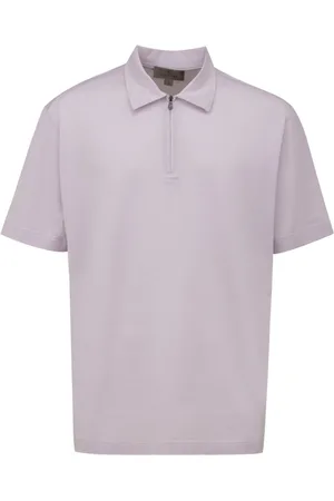 CANALI Heren, Tops, Paars, Maat: 3XL Katoen
