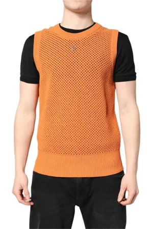 Dolce & Gabbana Heren, Truien, Oranje, Maat: M Kasjmier