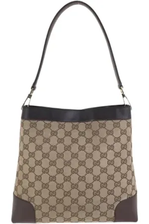 Gucci Dames, Pre-owned, Bruin, Maat: ONE Size Leer