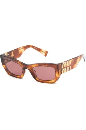 Miu Miu Dames, Accessoires, Bruin, Maat: 53 MM