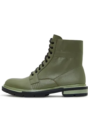 CESARE GASPARI Dames, Schoenen, Groen, Maat: 40 EU Leer