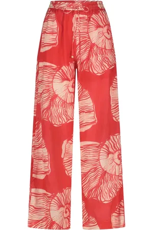 Fabienne Chapot Dames, Broeken, Rood, Maat: XS Katoen