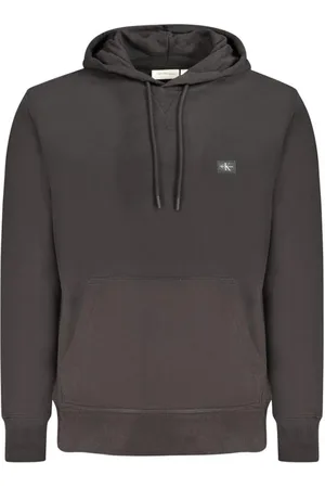 Calvin Klein Heren, Sweatshirts & Hoodies, Zwart, Maat: 2XL Katoen