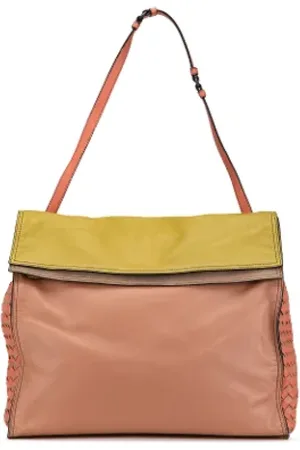 Bottega Veneta Dames, Pre-owned, Roze, Maat: ONE Size Leer