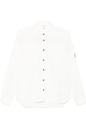 C.P. Company Heren, Overhemden, Wit, Maat: 2XL
