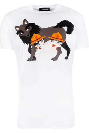 Dsquared2 Heren, Tops, Wit, Maat: L Katoen