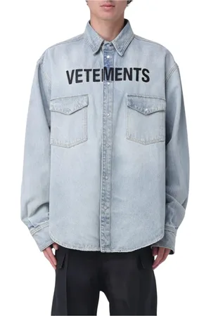 Vetements Heren, Overhemden, Blauw, Maat: L
