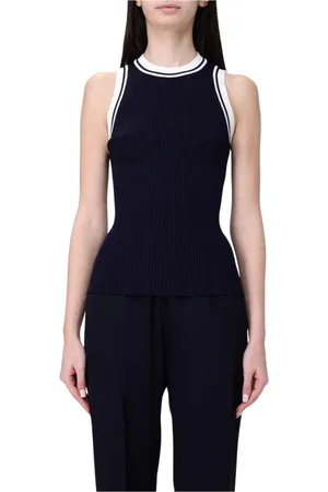 Alberta Ferretti Dames, Tops, Blauw, Maat: S