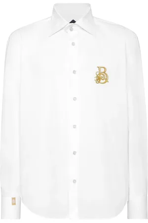 BILLIONAIRE Heren, Overhemden, Wit, Maat: 3XL