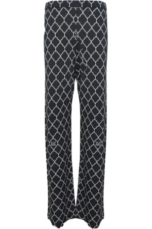 Max Mara Dames, Broeken, Zwart, Maat: M Katoen