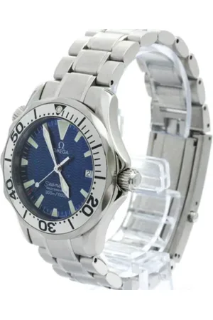 Omega Heren, Pre-owned, Blauw, Maat: ONE Size