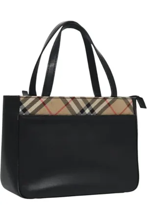 Burberry Dames, Pre-owned, Zwart, Maat: ONE Size Leer