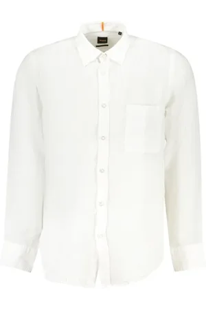 HUGO BOSS Heren, Overhemden, , Maat: XS Linnen