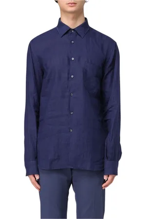 Aspesi Heren, Overhemden, Blauw, Maat: 3XL Linnen