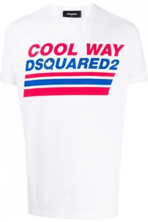 Dsquared2 Heren, Tops, Wit, Maat: S Katoen