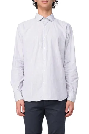 BROOKSFIELD Heren, Overhemden, Blauw, Maat: XL Katoen