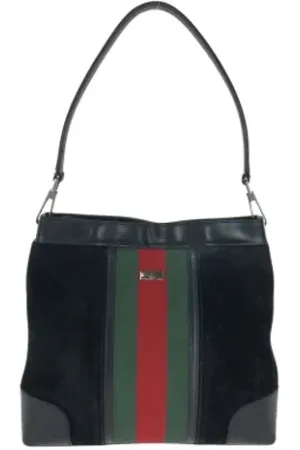 Gucci Dames, Pre-owned, Zwart, Maat: ONE Size Suède