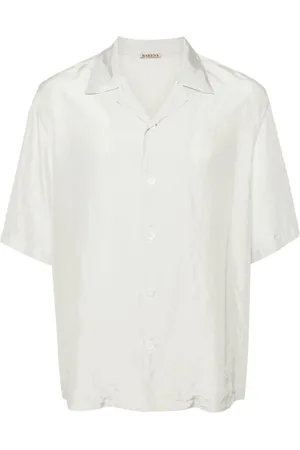 BARENA Heren, Overhemden, Grijs, Maat: XL