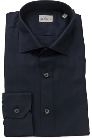 BAGUTTA Heren, Overhemden, Blauw, Maat: 4XL