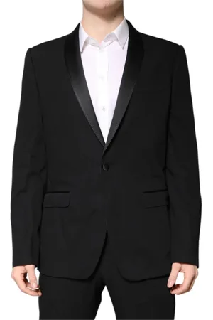 Dolce & Gabbana Heren, Jassen, Zwart, Maat: XL Wol