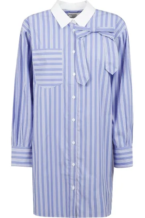 Baum und Pferdgarten Dames, Blouses & Shirts, Blauw, Maat: M Katoen