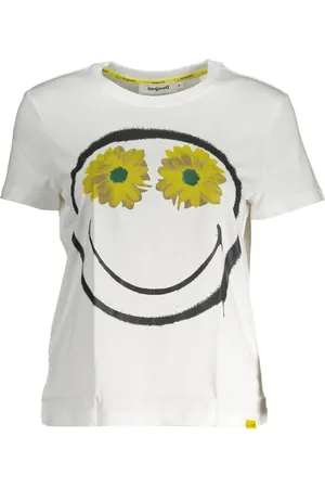 Desigual Dames, Tops, Wit, Maat: 2XL