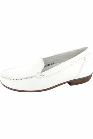Waldläufer Dames, Schoenen, Wit, Maat: 35 EU Leer