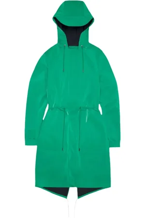Rains Dames, Mantels, Groen, Maat: XL